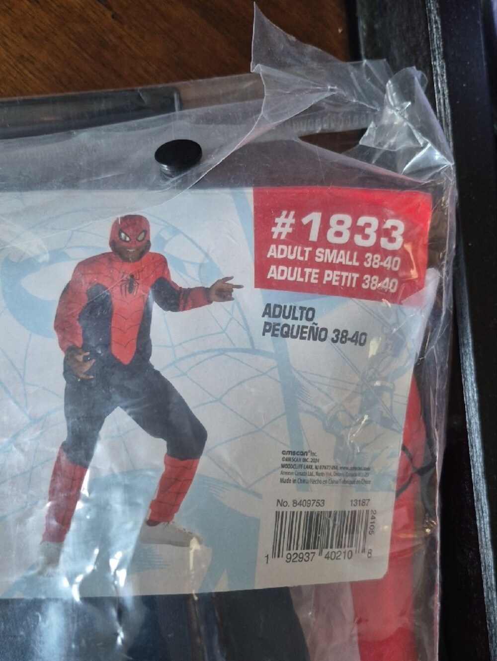 Marvel Spider-Man Costume in Red and Blue 38-40 - Picture 4 of 5